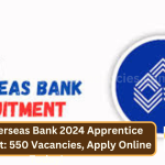 Indian Overseas Bank 2024 Apprentice Recruitment: 550 Vacancies, Apply Online Today!