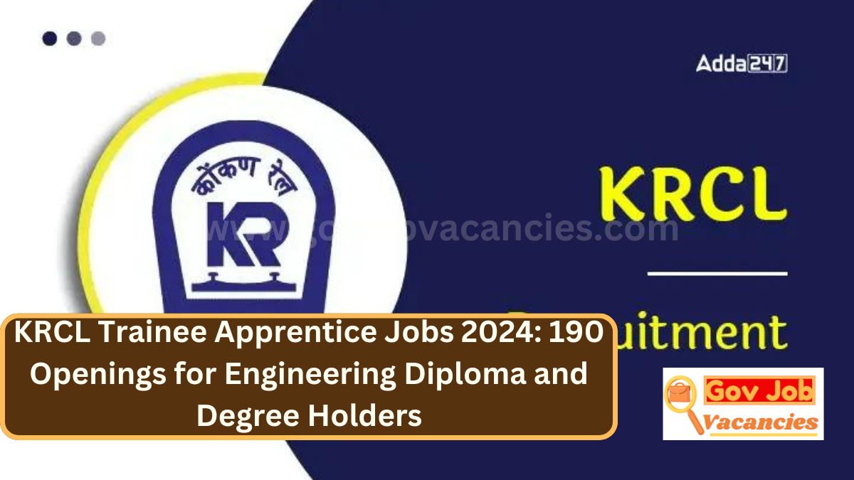 KRCL Trainee Apprentice Jobs